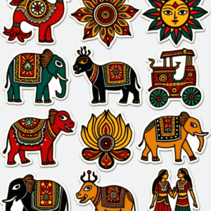 Regional Art & Symbols - Sticker Sheet v24